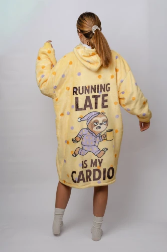 Kocobluza Mystersheep Leniwiec Running Late is My Cardio
