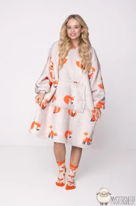 Kocobluza i skarpetki Mystersheep - Zestaw Skoczne Liski