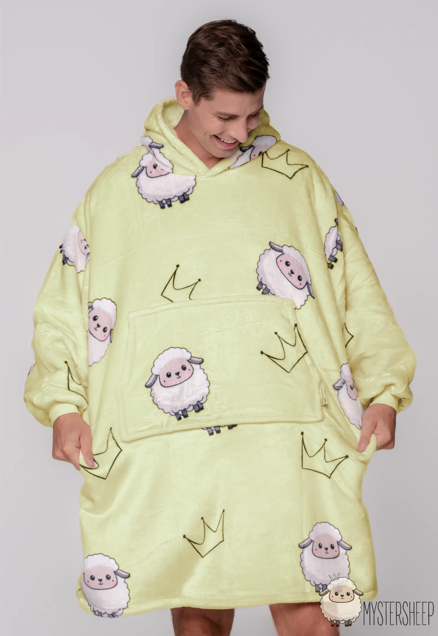 Kocobluza Mystersheep Seledynowa Front